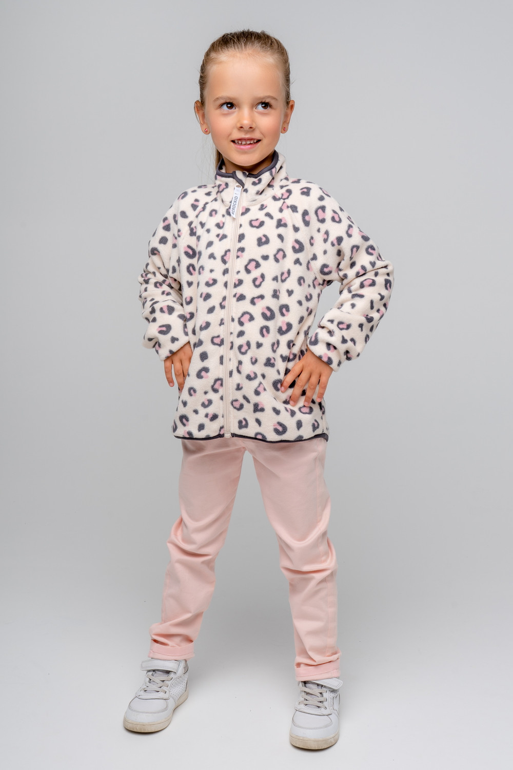 картинка Куртка флисовая для девочки Crockid ФЛ 34011/н/51 ГР от магазина детских товаров ALiSa