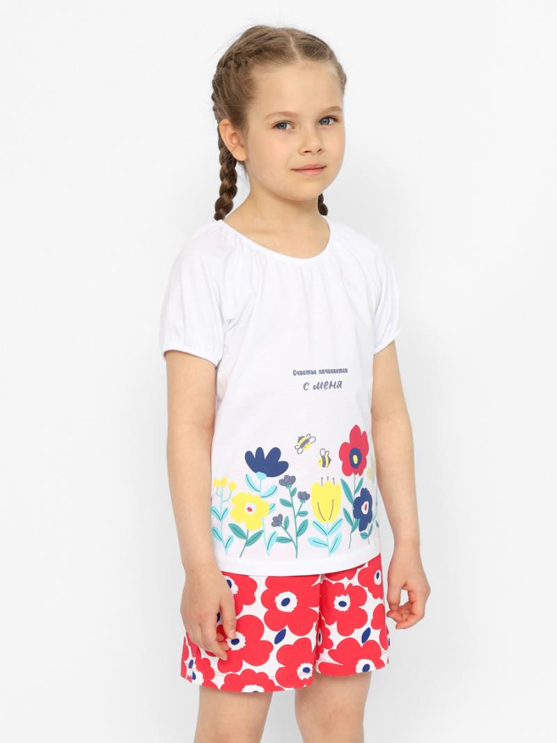 картинка Комплект для девочки CSKG 90193-20-373 Белый от магазина детских товаров ALiSa