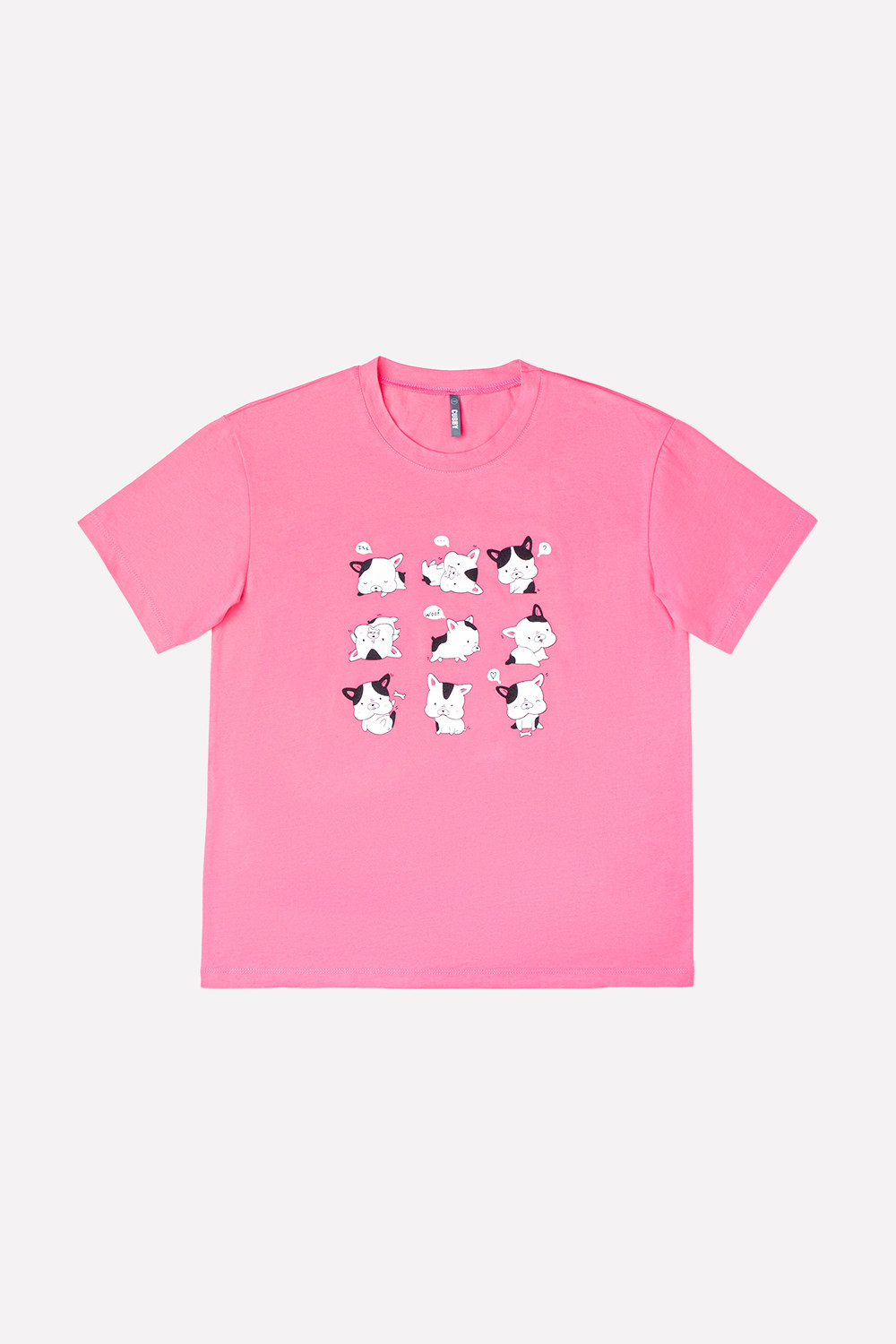 картинка Футболка для девочки КБ 301187 ярко-розовый к40 от магазина детских товаров ALiSa