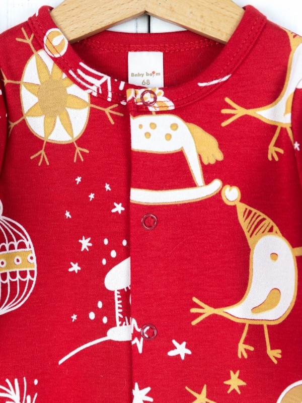 картинка Комплект детский Baby Boom КД447/4-И Новогодние подарки + красный от магазина детских товаров ALiSa