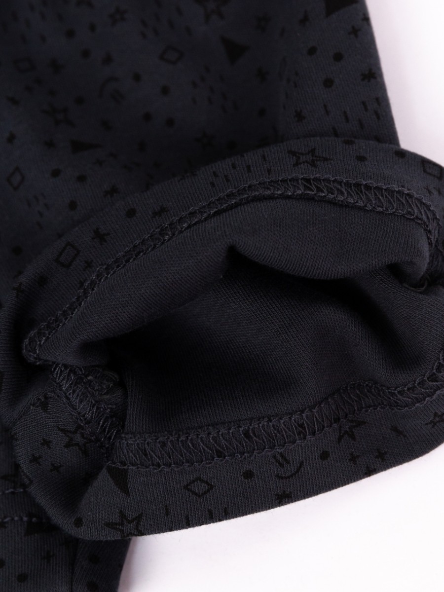 картинка Шорты для мальчика Baby Boom П136/2-И Значки чёрные на графите я735 от магазина детских товаров ALiSa