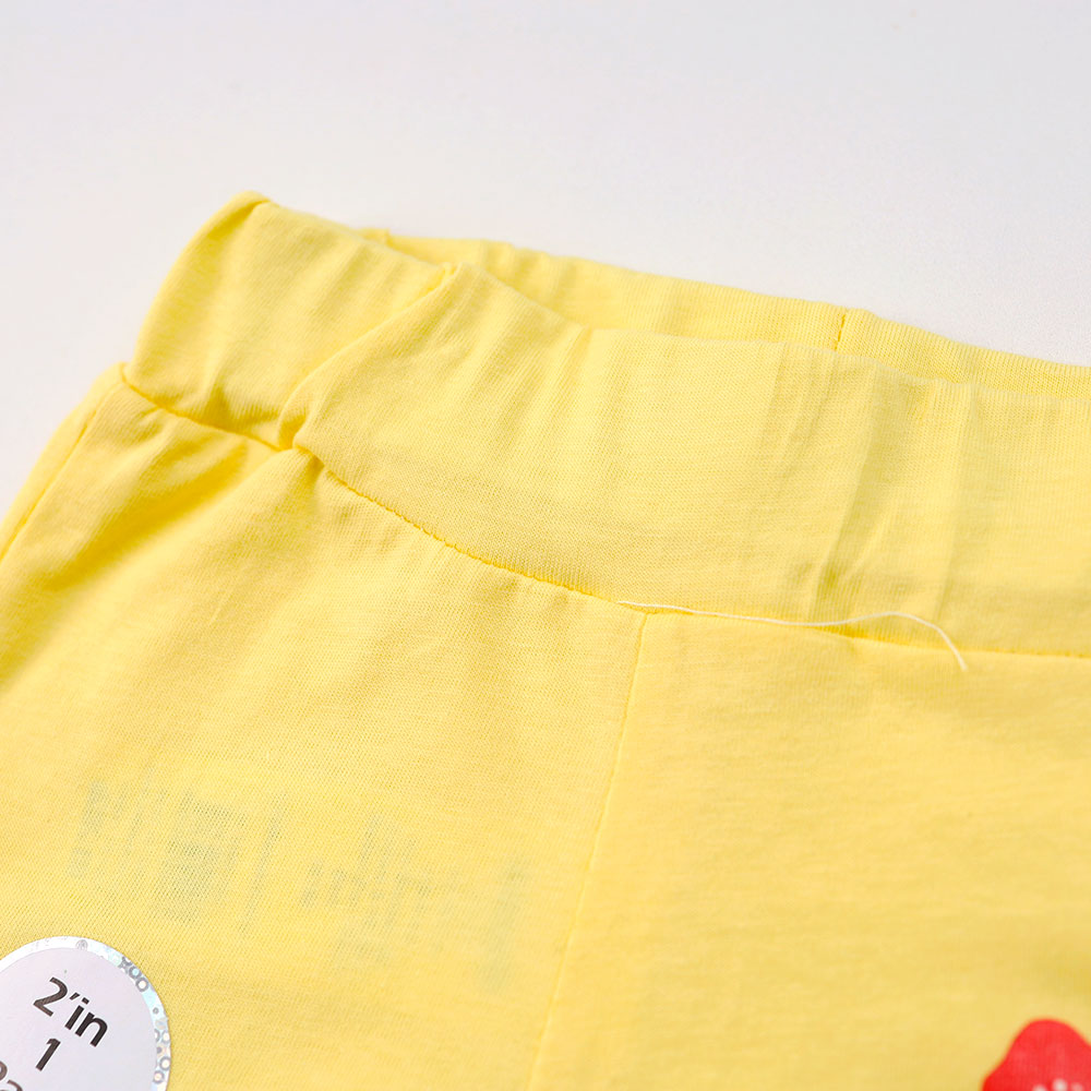 картинка Шорты для девочки DR 10012 Желтый от магазина детских товаров ALiSa