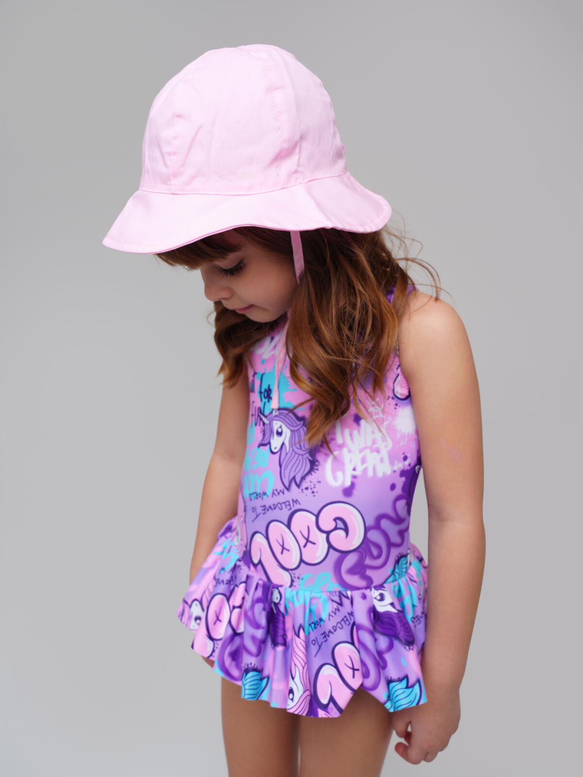 картинка Панама текстильная для девочки PL 12522067 Светло-розовый от магазина детских товаров ALiSa