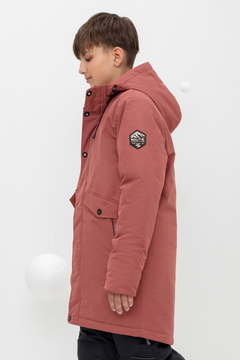 картинка Пальто зимнее для мальчика Crockid ВК 36097/2 ГР от магазина детских товаров ALiSa