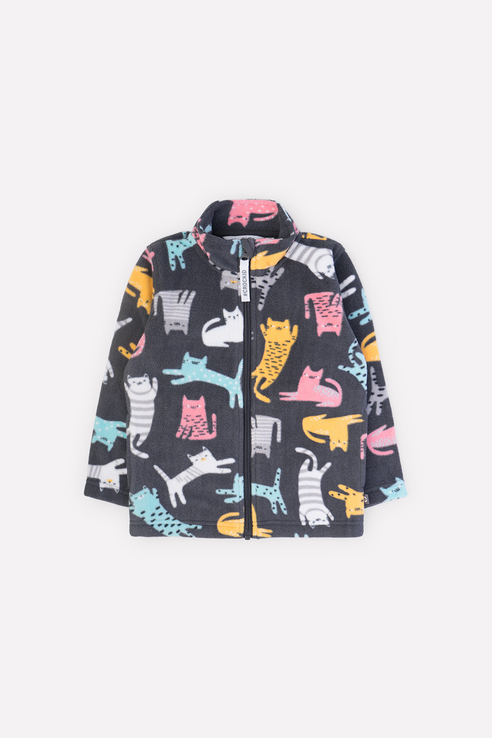 картинка Куртка флисовая для девочки Crockid ФЛ 34025/н/35 ГР от магазина детских товаров ALiSa