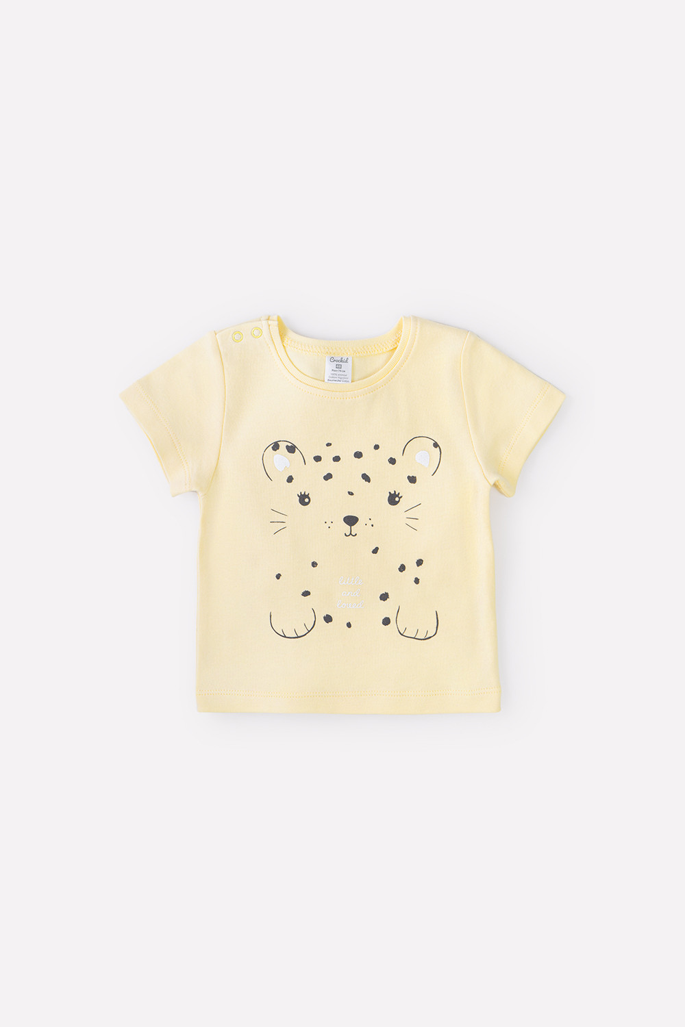 картинка Футболка детская Crockid К 300582 светло-желтый (бежевое сафари) я109 от магазина детских товаров ALiSa