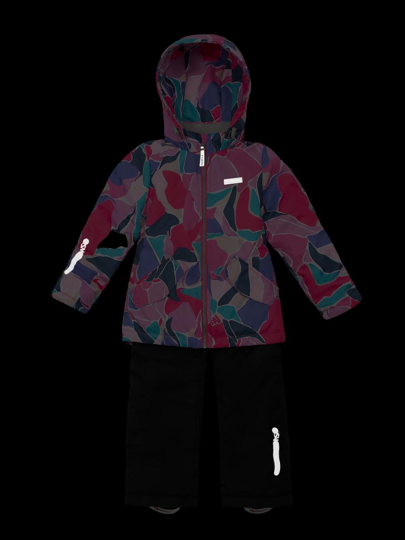 картинка Комплект утеплённый для девочки NIKASTYLE 7м1425 Ягода черный от магазина детских товаров ALiSa