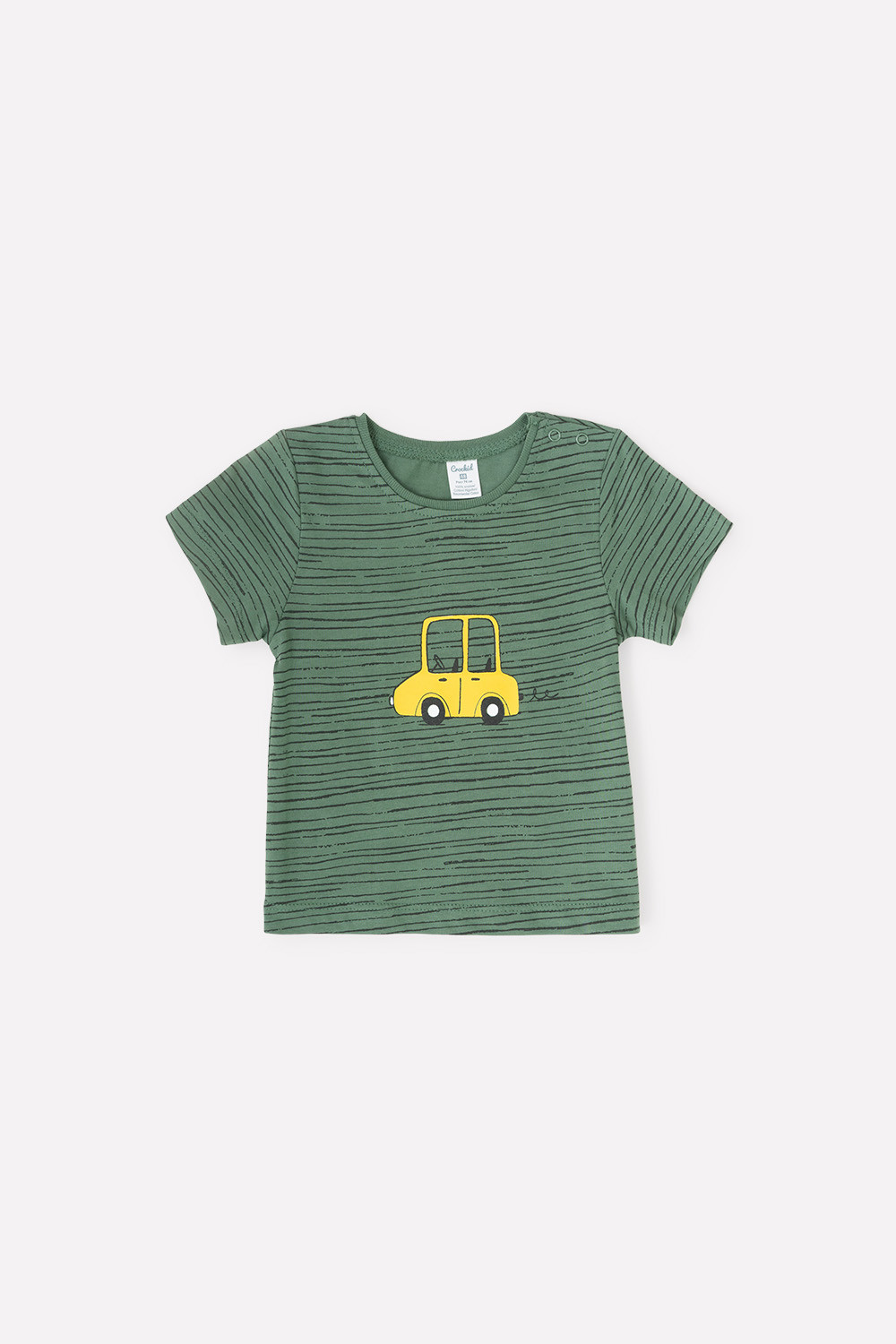 картинка Футболка для мальчика Crockid К 301321 лесной мох, полоска от магазина детских товаров ALiSa