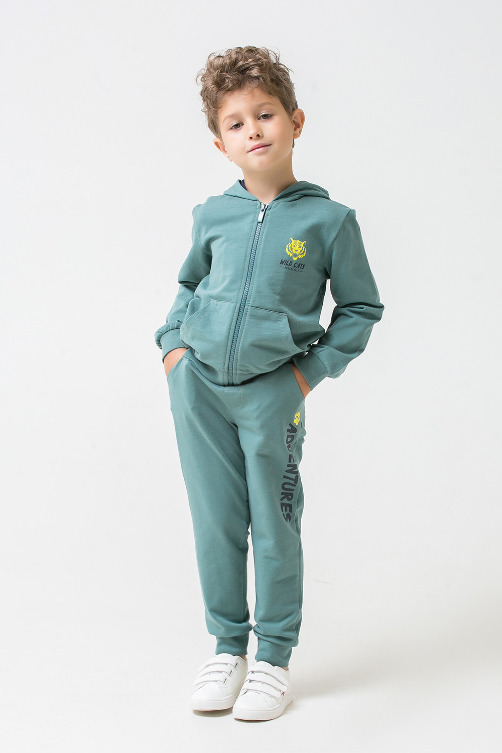 картинка Куртка для мальчика Crockid КР 301266 зеленая полынь к292 от магазина детских товаров ALiSa
