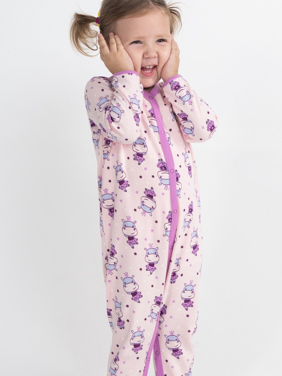 картинка Комбинезон для девочки Cherubino CWNG 90041-27-281 Светло-розовый от магазина детских товаров ALiSa