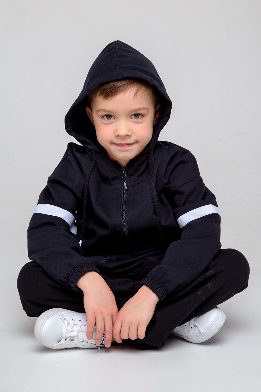 картинка Куртка для мальчика Crockid КР 301894 черный к354 от магазина детских товаров ALiSa