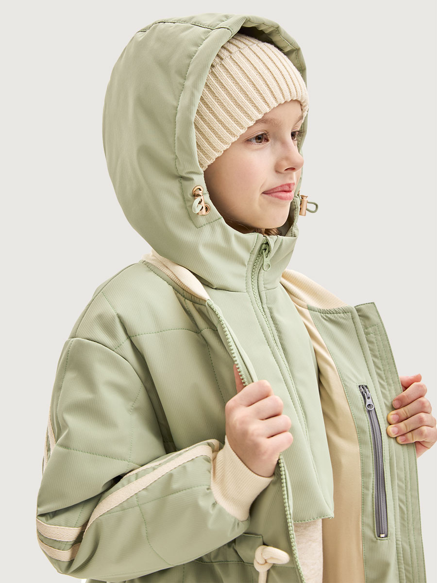 картинка Куртка утеплённая для девочки NIKASTYLE 4м5025 Оливка от магазина детских товаров ALiSa