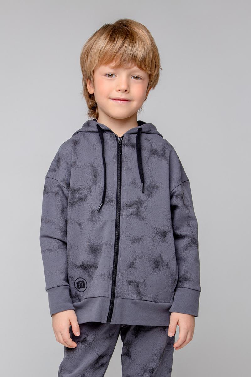 картинка Куртка для мальчика Crockid КР 301876-1 серая дымка, гранжевая текстура к348 от магазина детских товаров ALiSa