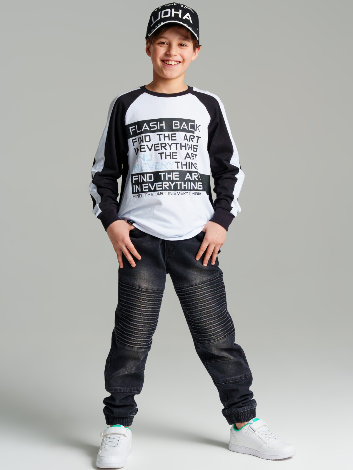 картинка Кепка текстильная для мальчика PL 12411341 Черный от магазина детских товаров ALiSa