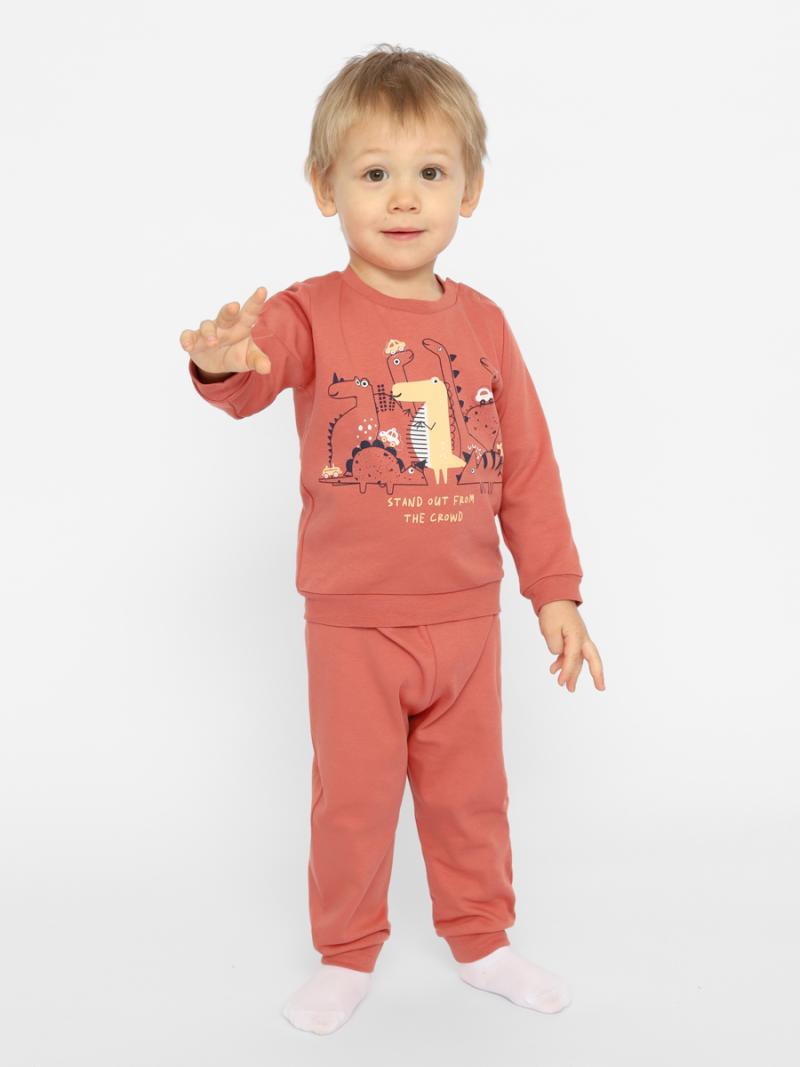 картинка Комплект для мальчика Cherubino CSNB 90165-32-354 Коричнево-бордовый от магазина детских товаров ALiSa
