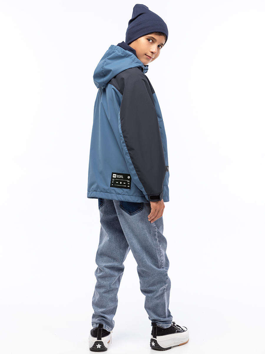 картинка Ветровка для мальчика NIKASTYLE 4л5125 Джинс от магазина детских товаров ALiSa