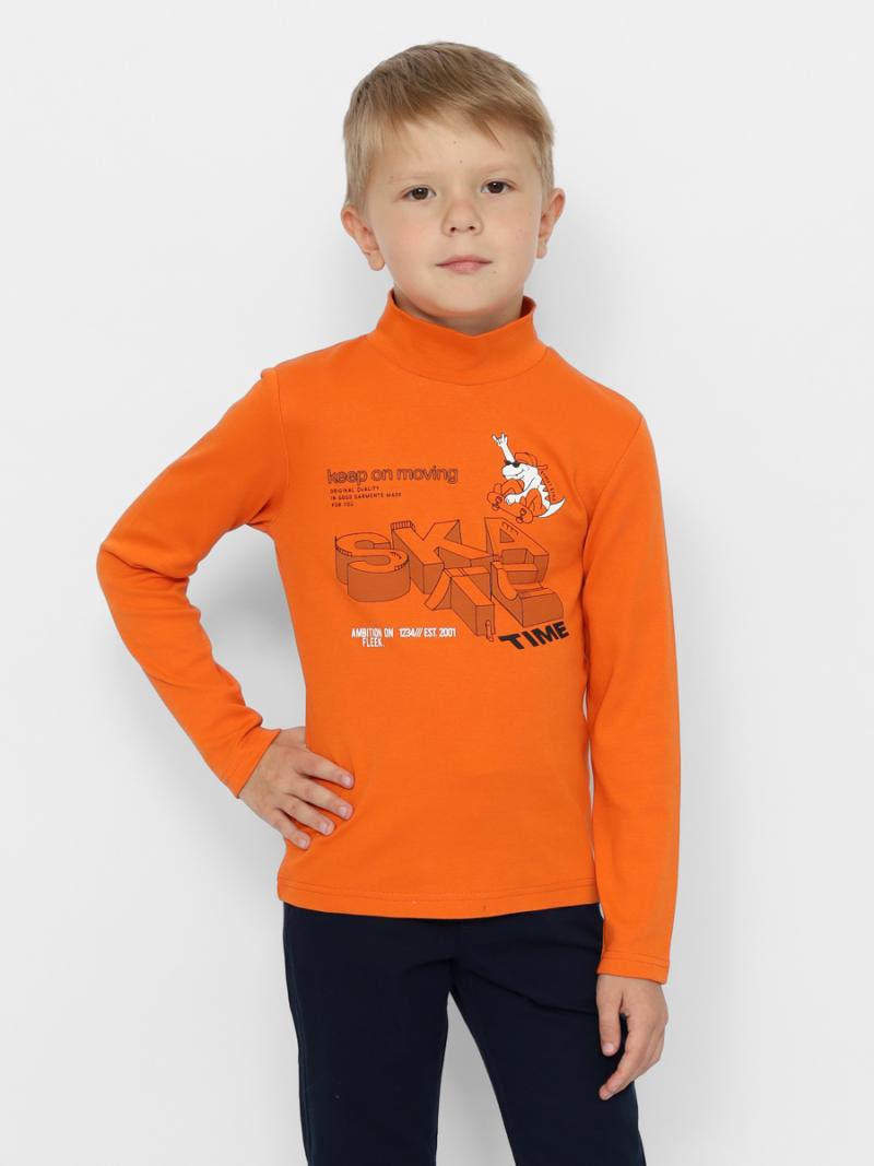 картинка Водолазка для мальчика CWKB 63676-29-384 Оранжевый от магазина детских товаров ALiSa