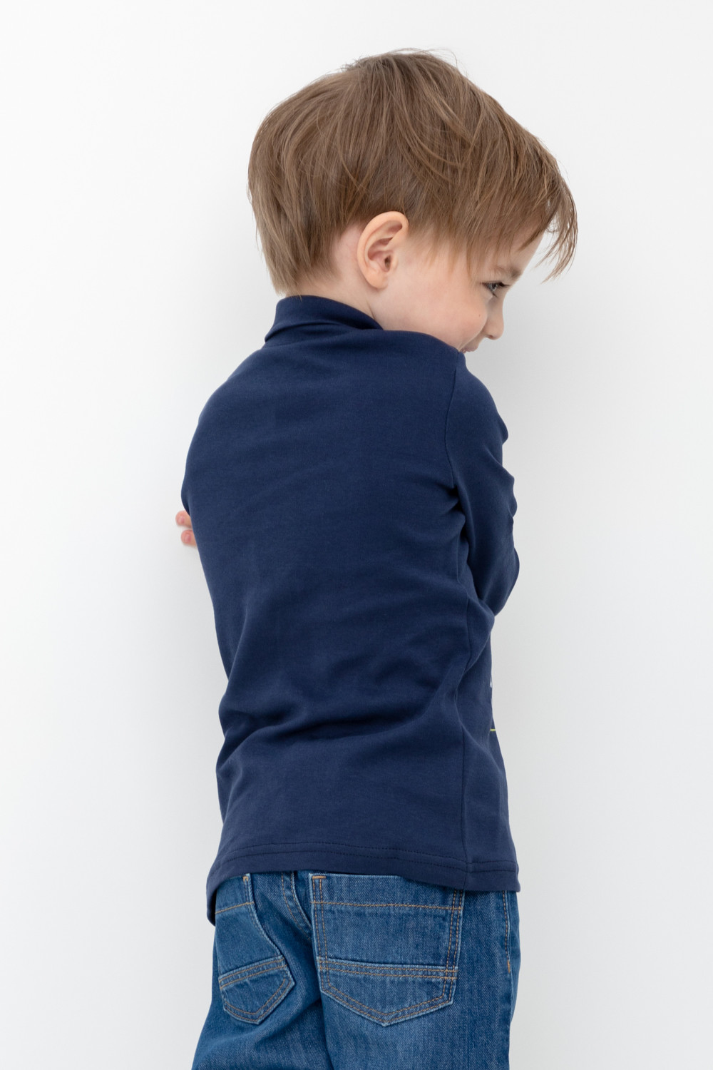 картинка Джемпер для мальчика Crockid К 301142 глубокий синий от магазина детских товаров ALiSa