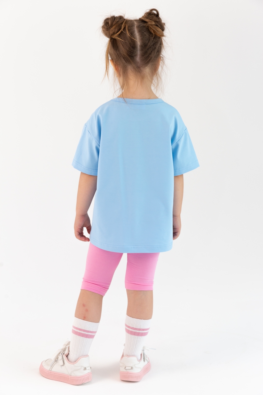 картинка Комплект для девочки Baby Boom КД552/2-К Голубой розовый от магазина детских товаров ALiSa