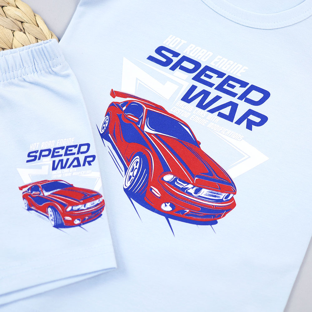 картинка Комплект для мальчика DR 2924-991 Голубой SPEED WAR от магазина детских товаров ALiSa