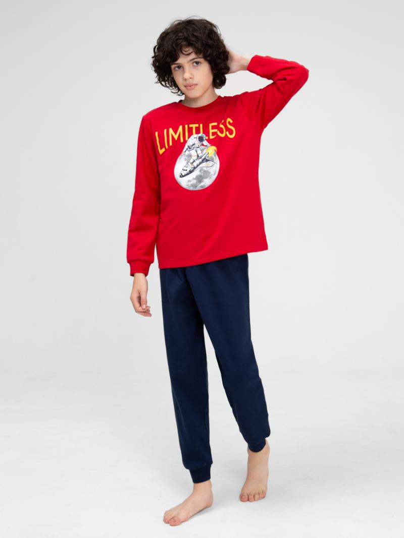 картинка Пижама для мальчика Cherubino CWJB 50145-26 Красный от магазина детских товаров ALiSa