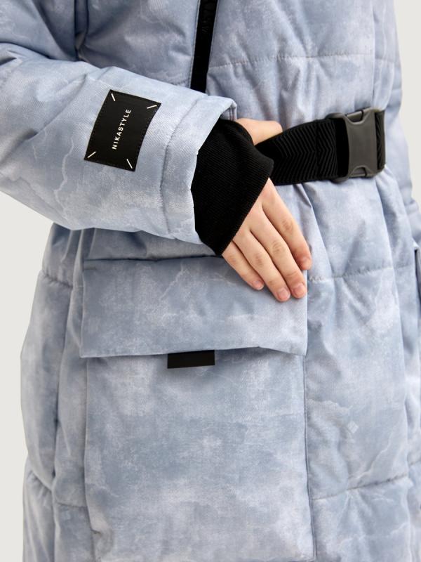 картинка Пальто для девочки NIKASTYLE 6з7425 Лед от магазина детских товаров ALiSa