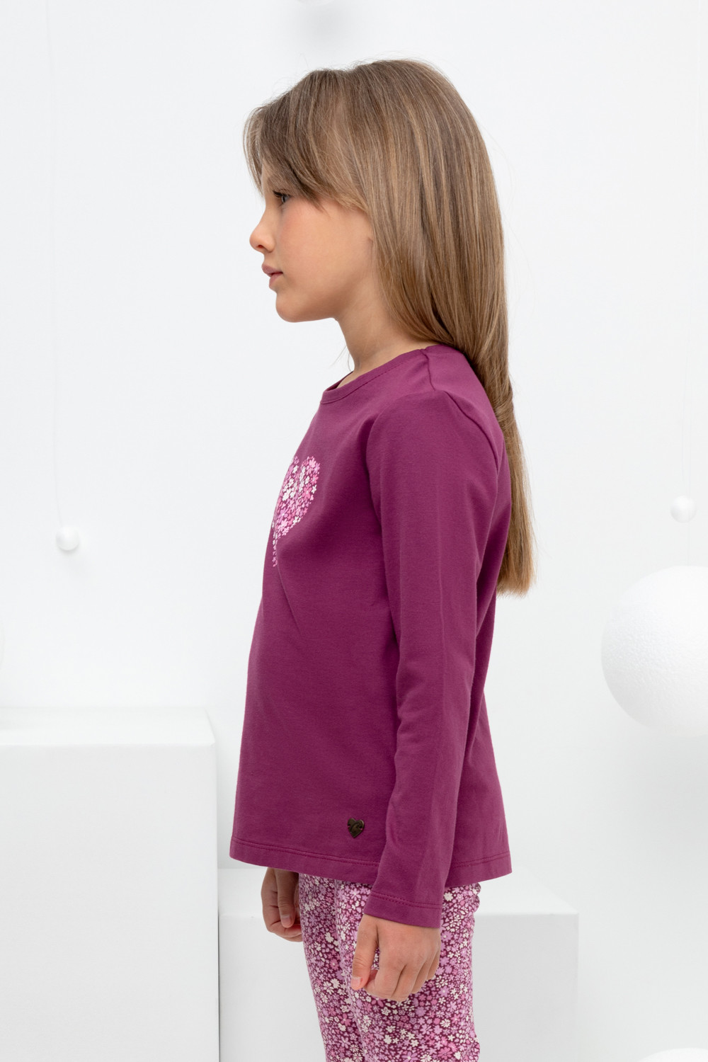 картинка Джемпер для девочки Crockid КР 302178 насыщенная клюква к405 от магазина детских товаров ALiSa