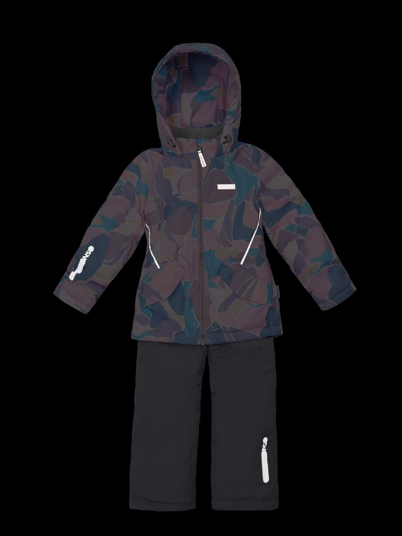 картинка Комплект утеплённый для девочки NIKASTYLE 7м1425 Розовый серый от магазина детских товаров ALiSa