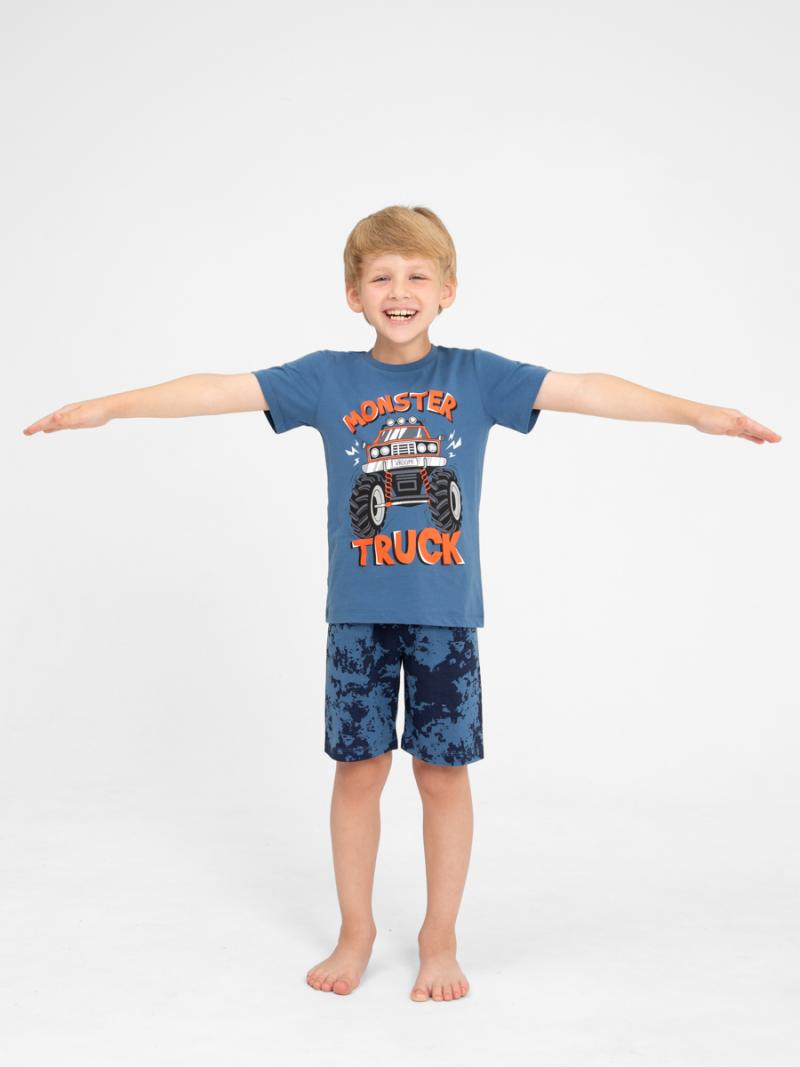 картинка Пижама для мальчика Cherubino CWKB 50134-42 Синий от магазина детских товаров ALiSa