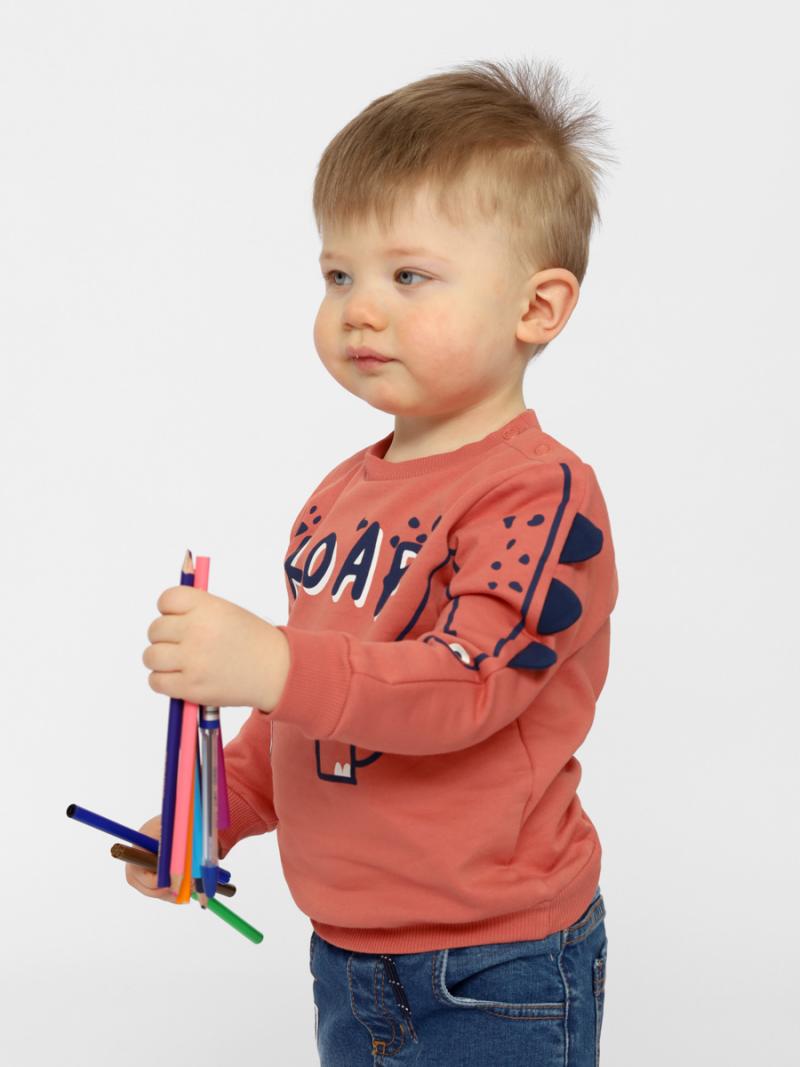 картинка Джемпер для мальчика Cherubino CSNB 63474-32-354 Коричнево-бордовый от магазина детских товаров ALiSa