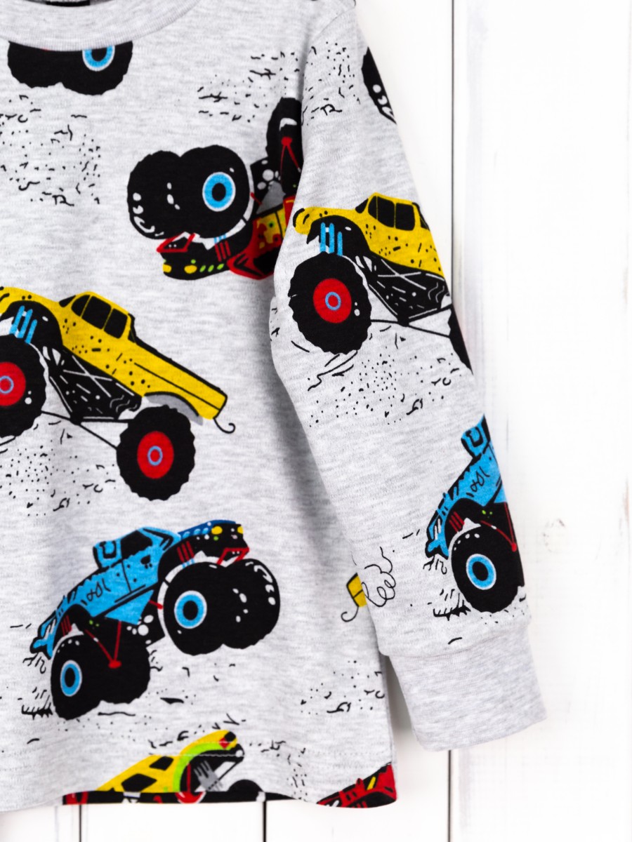 картинка Пижама для мальчика Baby Boom КС14/5-И Бигфуты + кармеланж от магазина детских товаров ALiSa