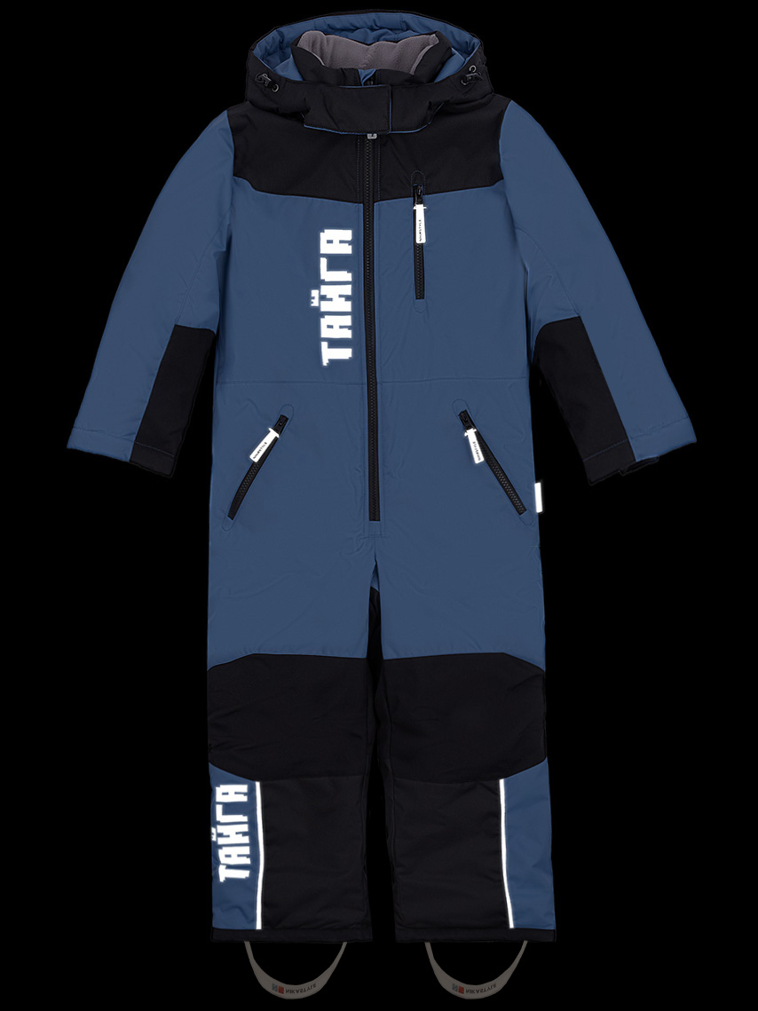 картинка Комбинезон зимний для мальчика NIKASTYLE 8з4123 джинсовый от магазина детских товаров ALiSa