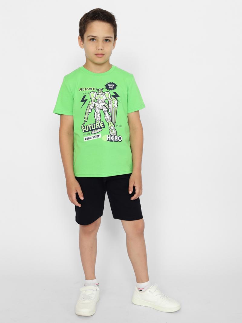 картинка Футболка для мальчика CWKB 63390-37 Зеленый от магазина детских товаров ALiSa