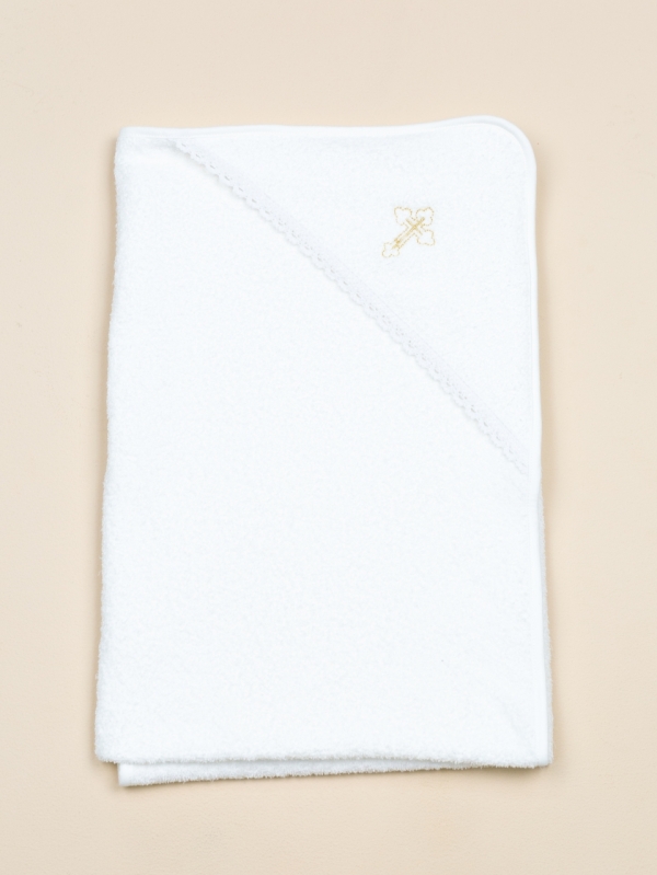 картинка Пелёнка махра вышивка крестик Baby Boom ПЛ9/2-М Молоко от магазина детских товаров ALiSa