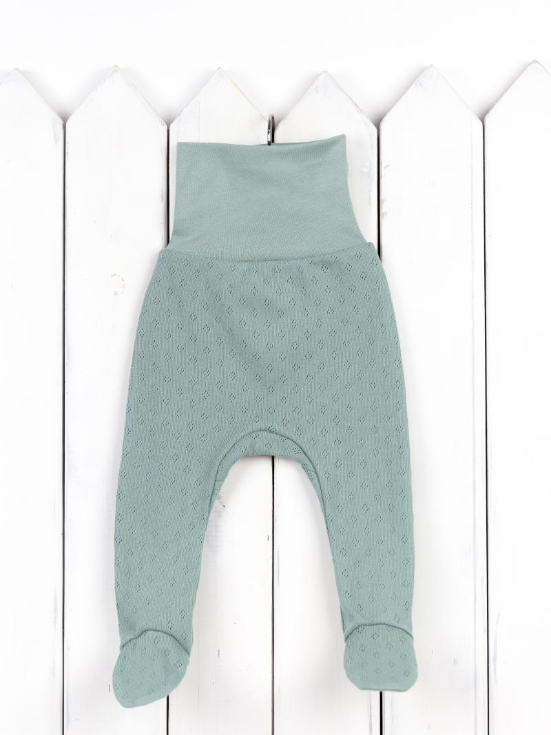 картинка Ползунки детские Baby Boom П90/2-Р я712 Ажур шалфей от магазина детских товаров ALiSa