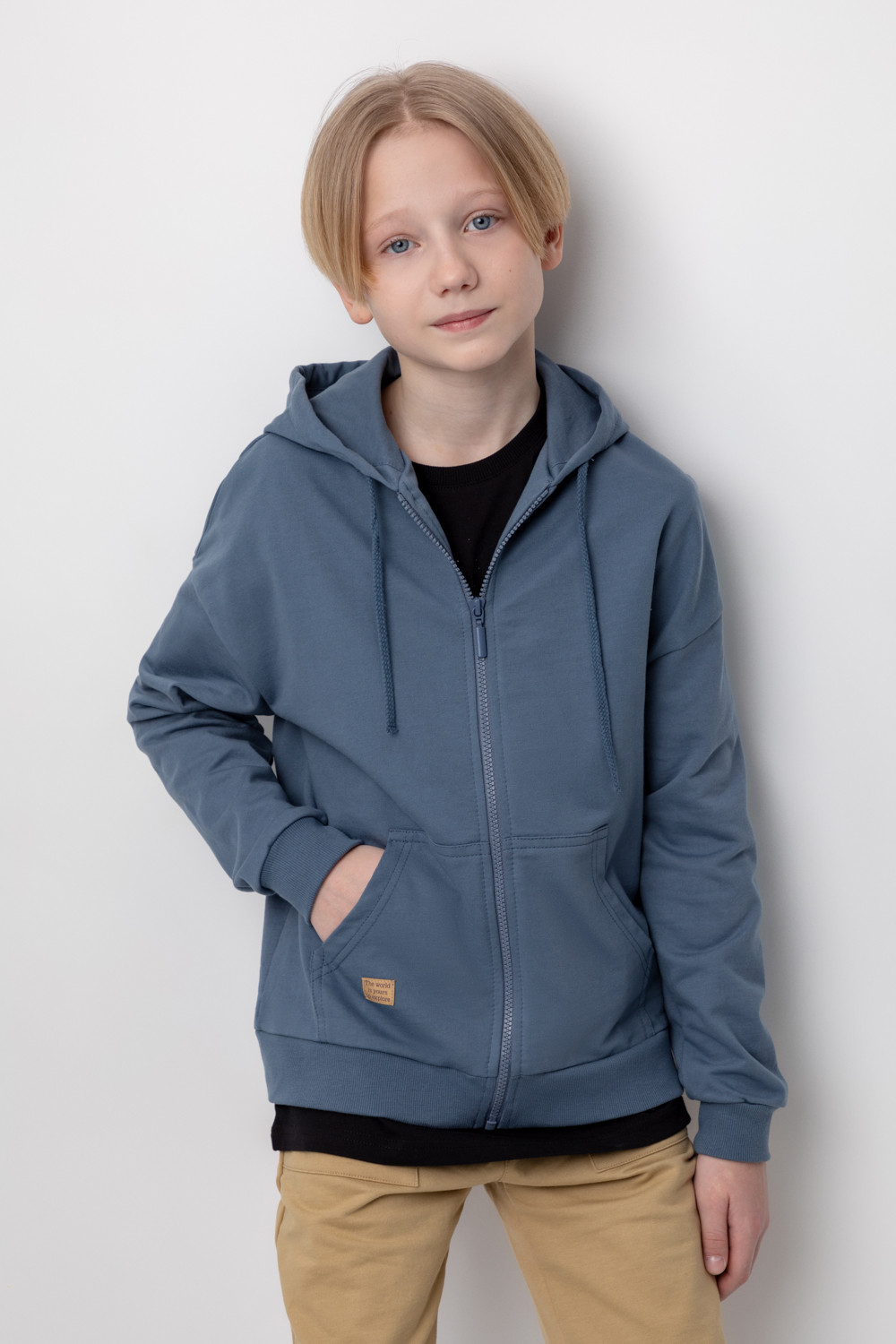 картинка Куртка для мальчика Crockid КР 301992 винтажный синий к368 от магазина детских товаров ALiSa