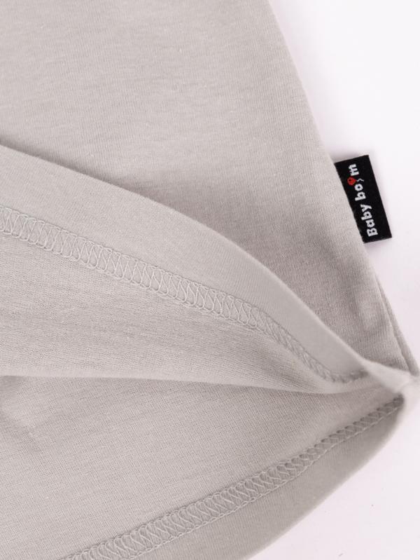 картинка Футболка для мальчика Baby Boom Ф154/12-К Робот светло-серый от магазина детских товаров ALiSa