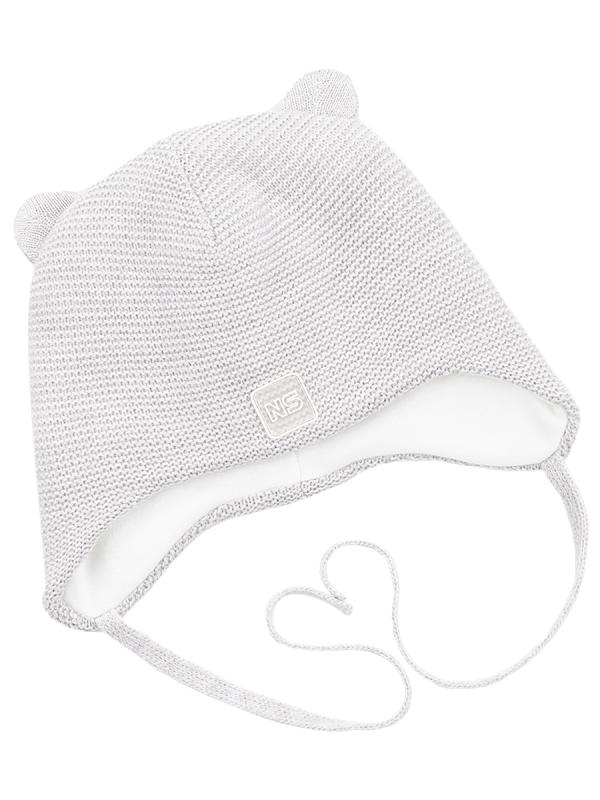 картинка Шапка утепленная NIKASTYLE 11з15125 Светло-серый от магазина детских товаров ALiSa