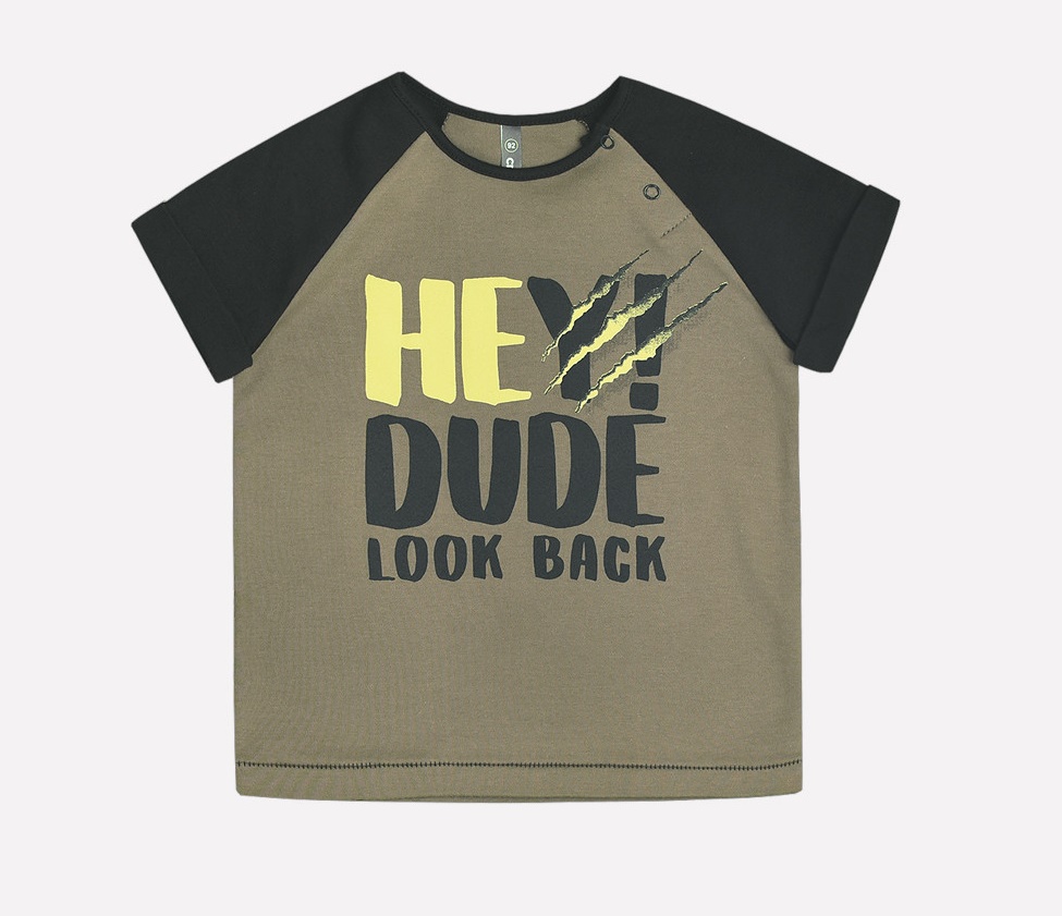 картинка Футболка для мальчика Crockid КР 300570 хаки1 к206 от магазина детских товаров ALiSa