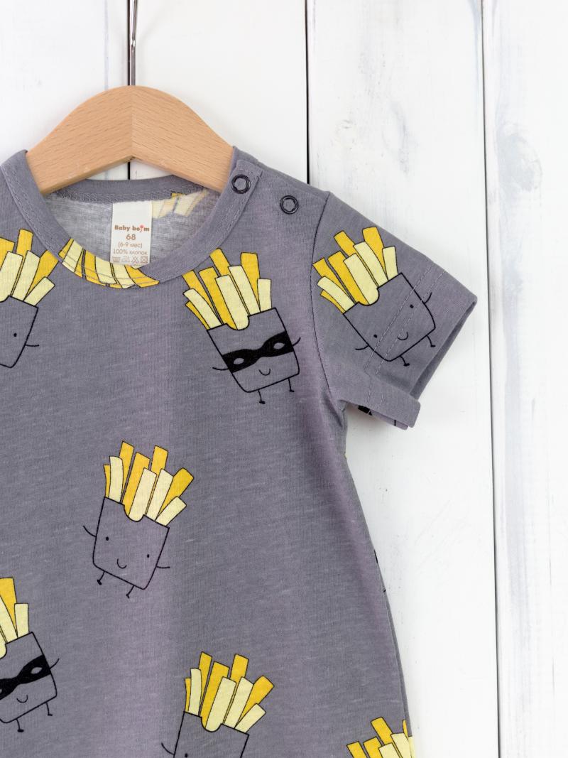 картинка Комбинезон для мальчика Baby Boom К324/1-К Суперкартошка от магазина детских товаров ALiSa