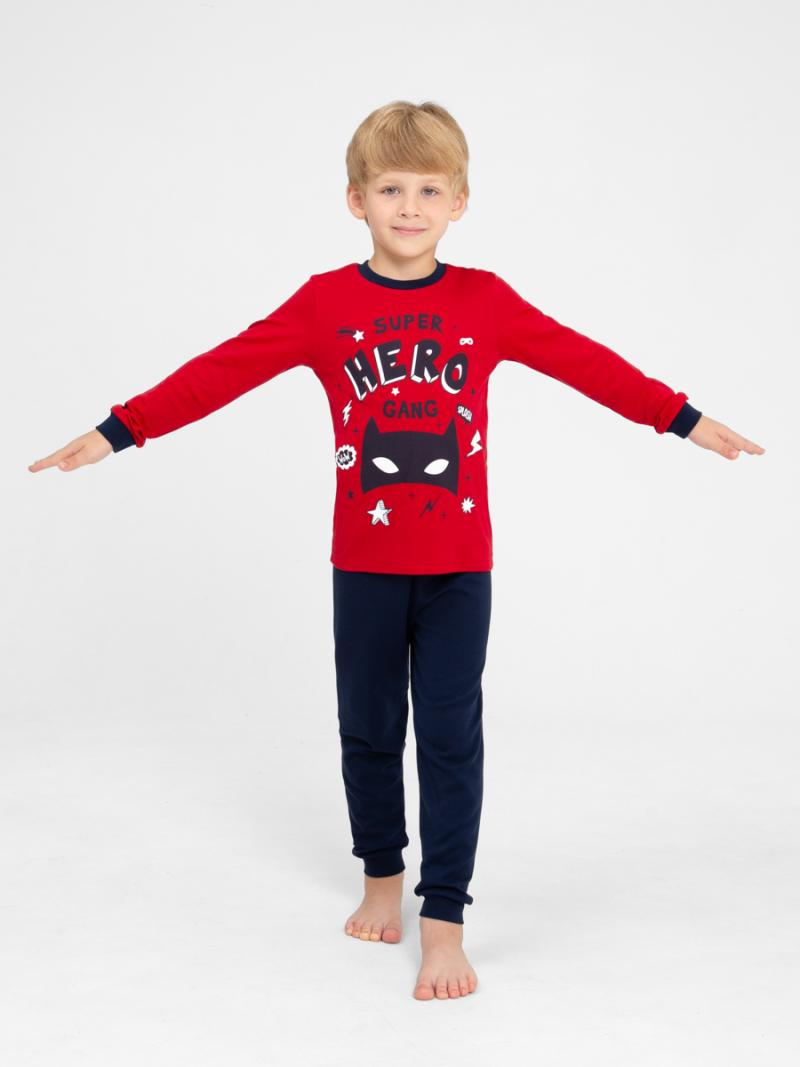 картинка Пижама для мальчика Cherubino CWKB 50138-26 Красный от магазина детских товаров ALiSa