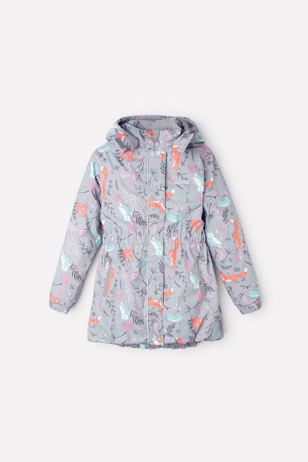 картинка Куртка зимняя для девочки Crockid ВК 38063/н/3 ГР от магазина детских товаров ALiSa
