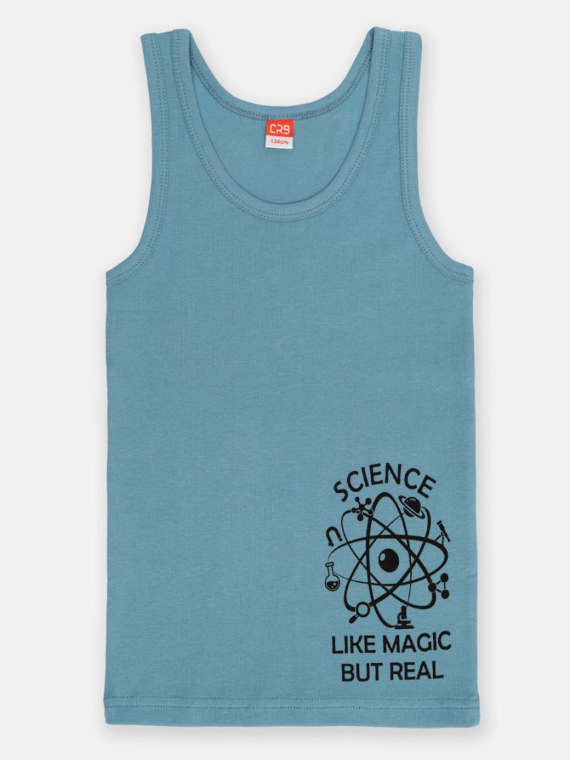 картинка Майка для мальчика CSJB 20081-42 Синий от магазина детских товаров ALiSa