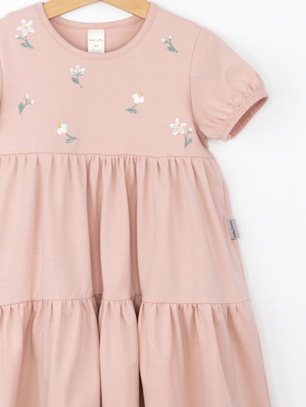 картинка Платье для девочки Baby Boom С266/1-К Бежевая пудра от магазина детских товаров ALiSa