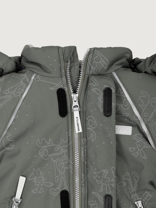 картинка Комбинезон для мальчика NIKASTYLE 8з0325 Хаки Черный от магазина детских товаров ALiSa