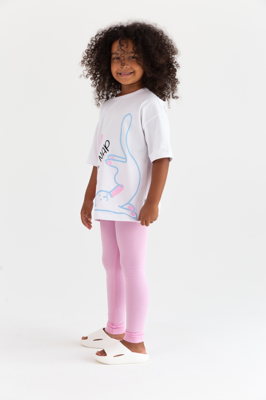 картинка Комплект для девочки Baby Boom КД559/1-К Белый + рзовый от магазина детских товаров ALiSa