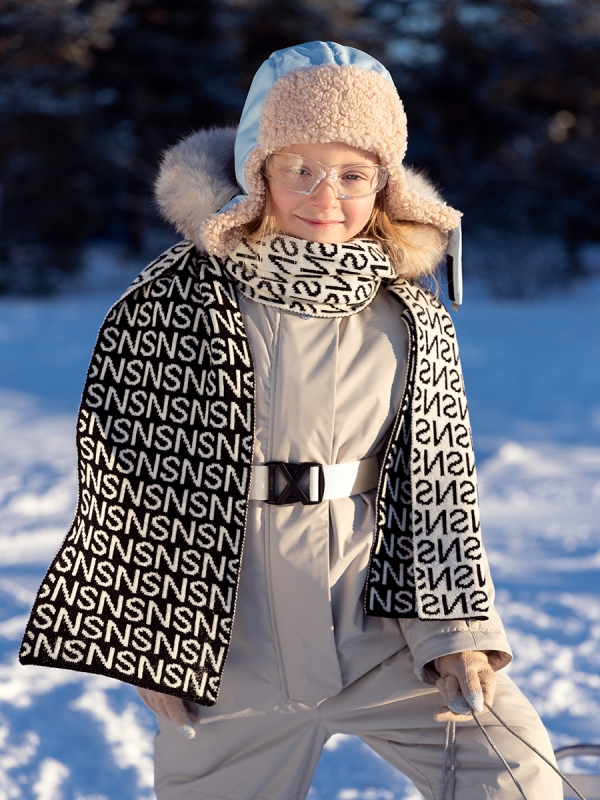 картинка Шарф детский NIKASTYLE 17з16925 Черный от магазина детских товаров ALiSa