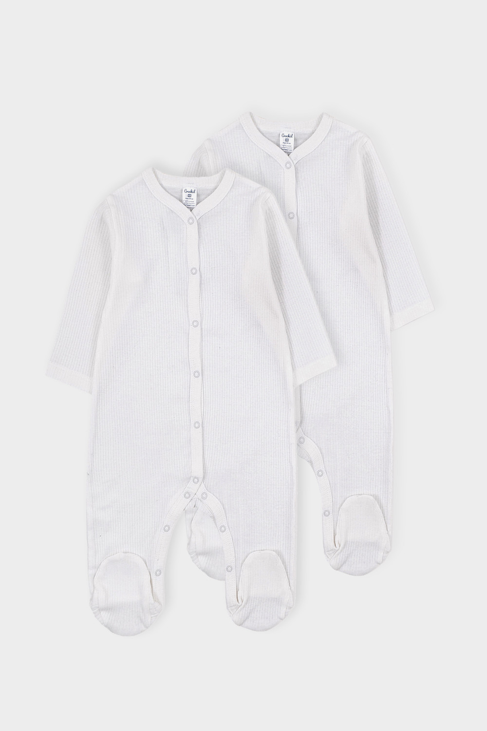 картинка Комбинезон детский Crockid К 6205-2 белый от магазина детских товаров ALiSa