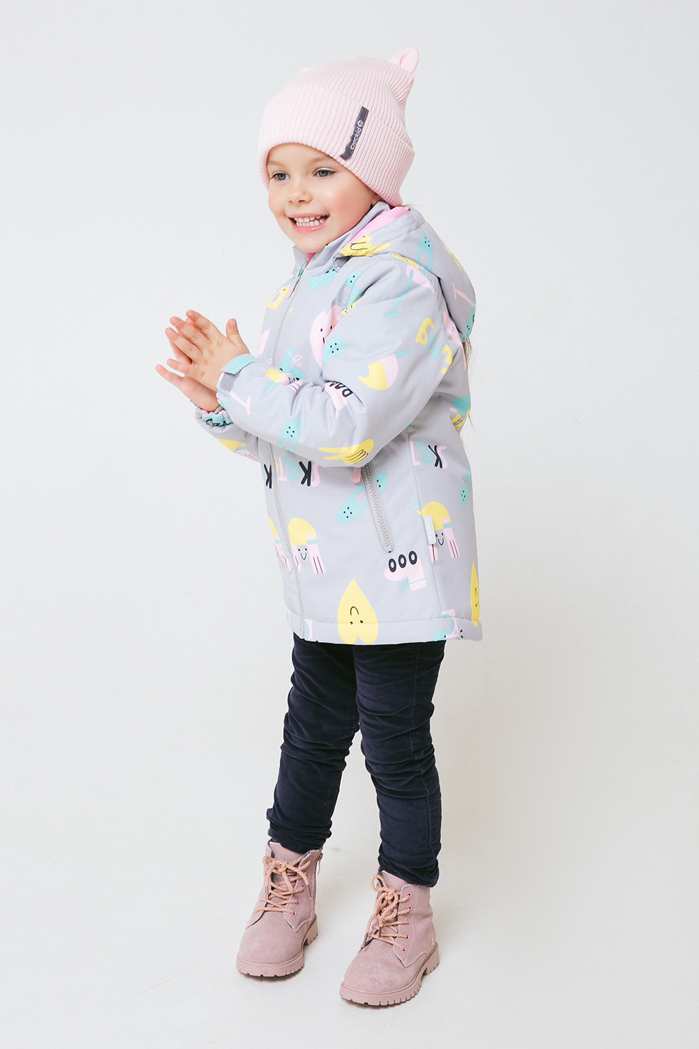 картинка Куртка демисезонная утепленная для девочки Crockid ВК 32097/н/3 УЗГ от магазина детских товаров ALiSa