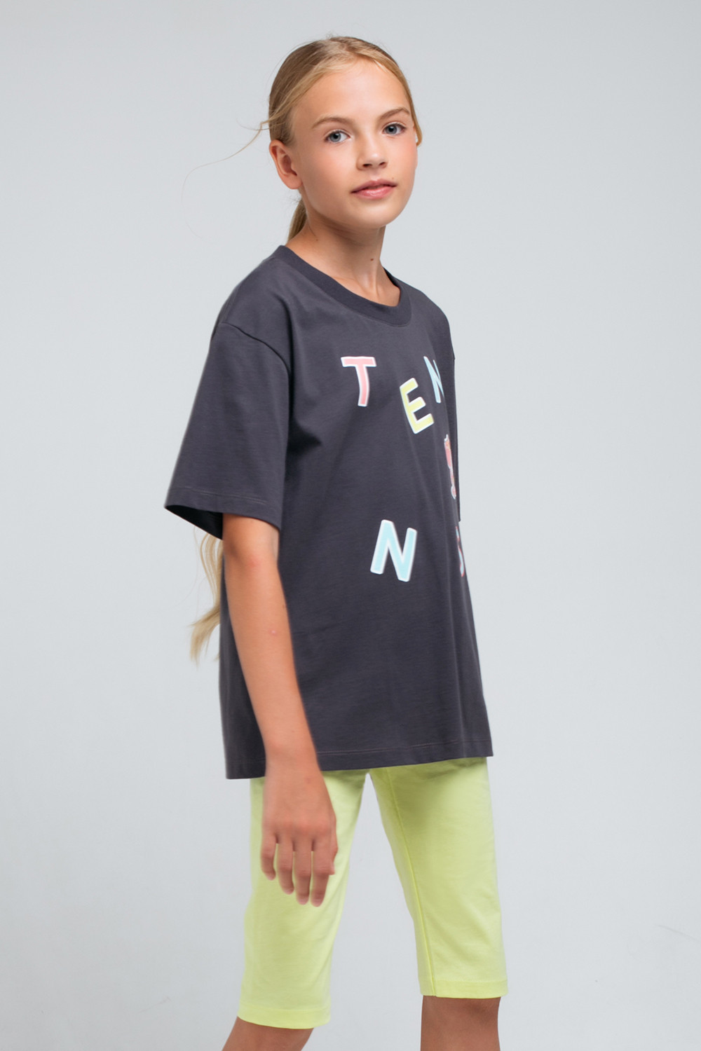 картинка Бриджи для девочки КБ 400028 солнечный лайм к75 от магазина детских товаров ALiSa